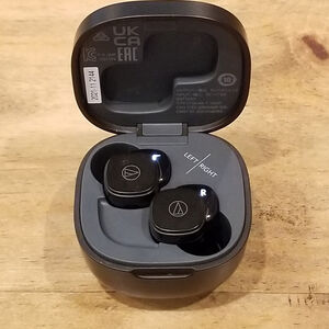 Audio-Technica ATH-SQ1TW TWS IPX4 Wireless Earbuds Low Latency